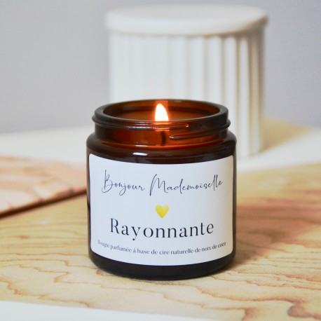 BOUGIE PARFUMÉE RAYONNANTE